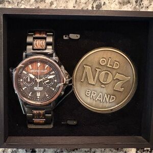 Jack Daniels Black and Brown Men's Watch